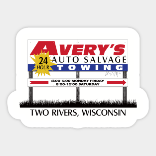 Steven Avery Auto Salvage - Making a Murderer Sticker